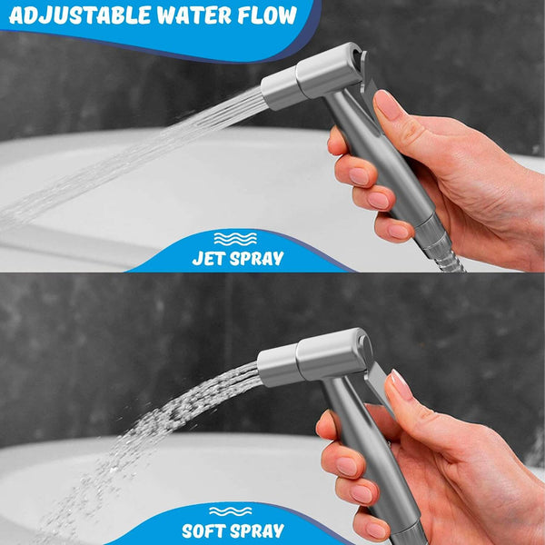 Premium Stainless Steel Muslim Shower Hand Bidet Sprayer Set | Rust Resistant | High Pressure
